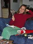 Claire with Spoons
